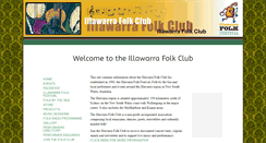 Desktop Screenshot of illawarrafolkclub.org.au