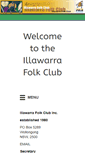 Mobile Screenshot of illawarrafolkclub.org.au